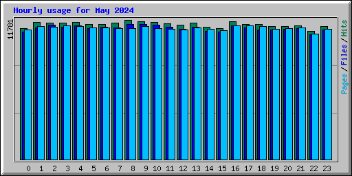 Hourly usage for May 2024