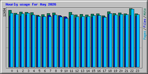 Hourly usage for May 2026