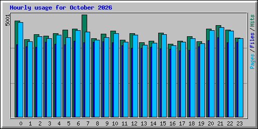 Hourly usage for October 2026